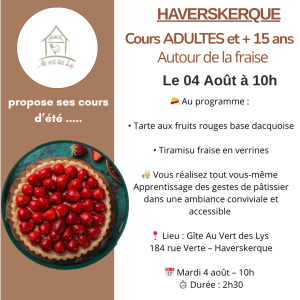 Le 4 Aout Tarte et tiramisu