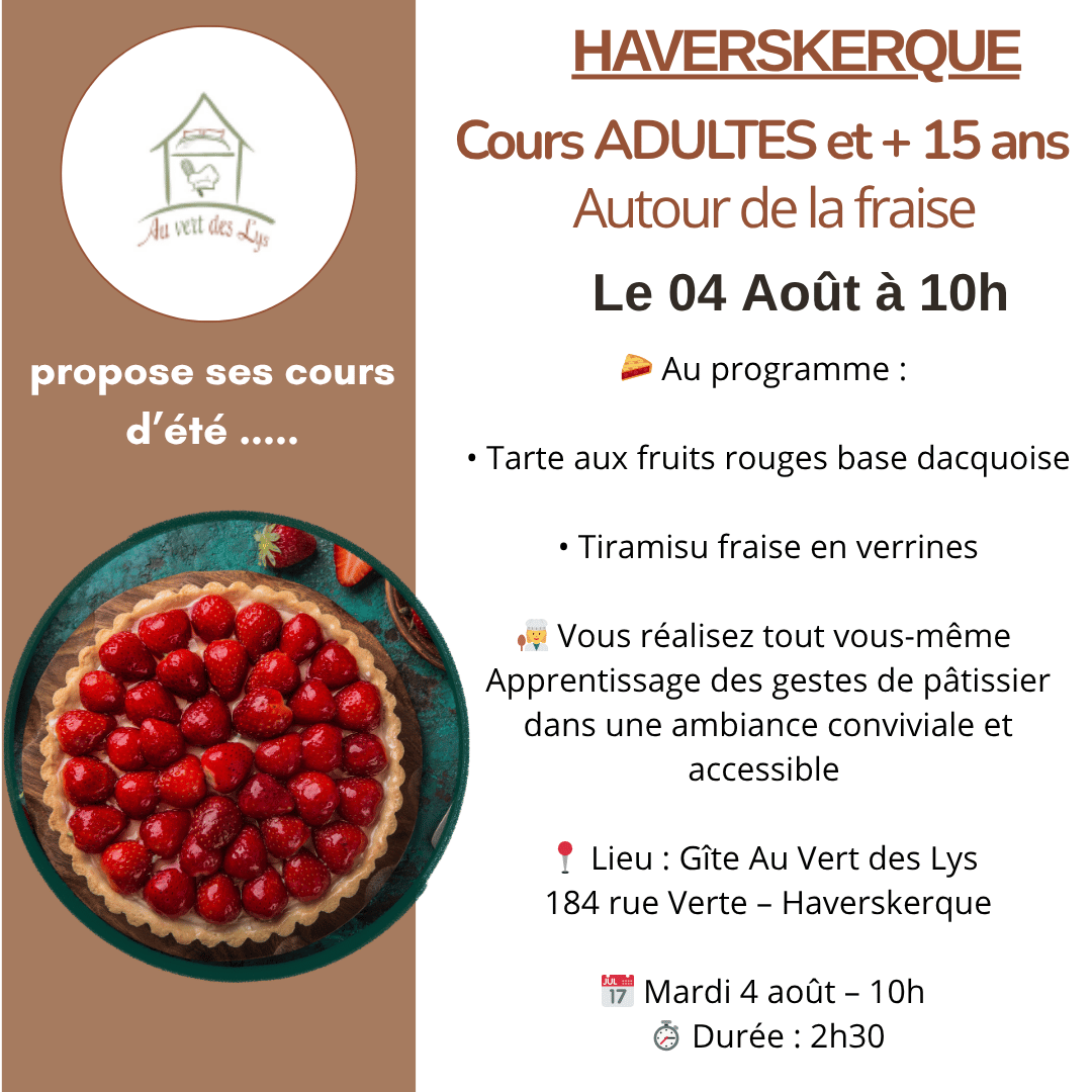 Le 4 Aout Tarte et tiramisu